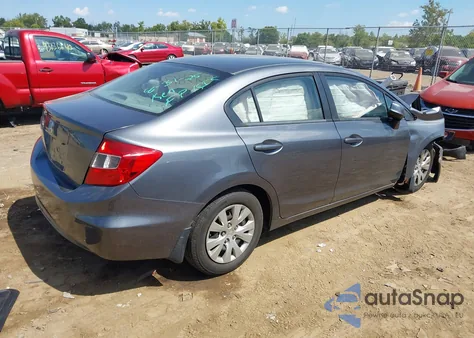 2012 Honda Civic Lx from USA, damaged, VIN 19XFB2F53CE095751